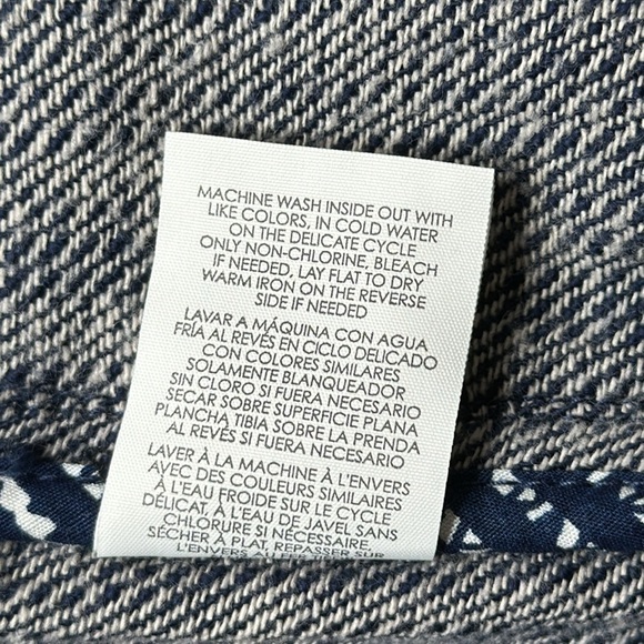 CAbi Adventure Anorak Blue Denim Jacket 5100 Size Large - Picture 11 of 14